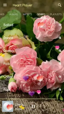 Heart Music Player android App screenshot 2