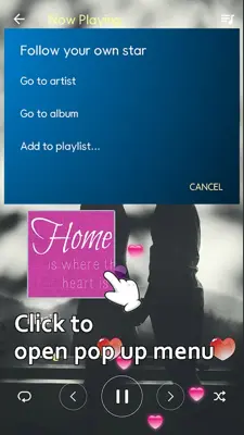 Heart Music Player android App screenshot 3